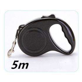 leashPet Automatic Telescopic Traction Rope (Option: Black-5m)